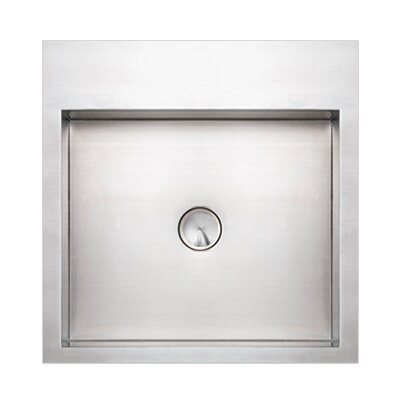 Square Bathroom Sinks on Collection Noah S Square Above Mount Stainless Steel Bathroom Sink