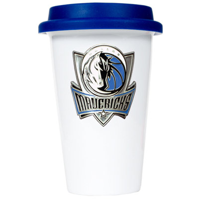 Great American Products NBA 12oz Double Wall Tumbler with Blue Lid