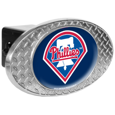 Great American Products MLB Metal Diamond Plate Trailer Hitch Cover