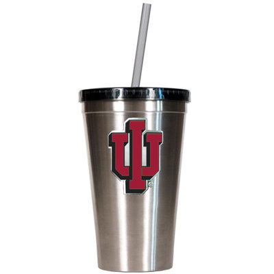 Great American Products NCAA 16oz Stainless Steel Insulated Tumbler with Straw