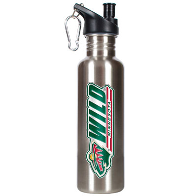 Great American Products NHL 26oz Stainless Steel Water Bottle with Pop-up Spout