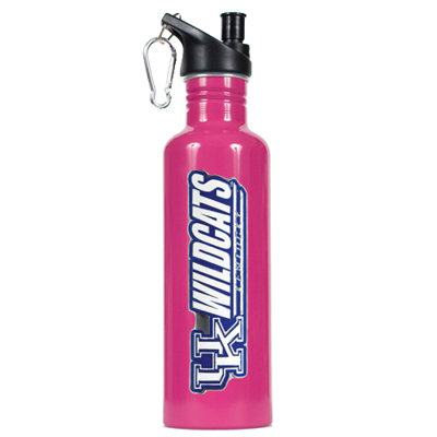 Great American Products NCAA 26oz Stainless Steel Water Bottle with Pop-up Spout in Pink