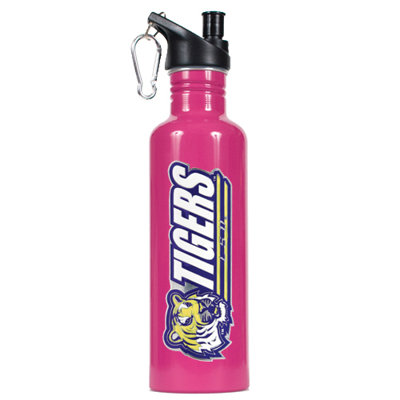 Great American Products NCAA 26oz Stainless Steel Water Bottle with Pop-up Spout in Pink