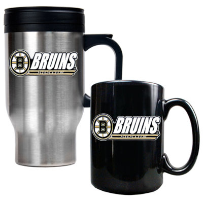 Great American Products NHL Travel Mug and Ceramic Mug (Set of 2)
