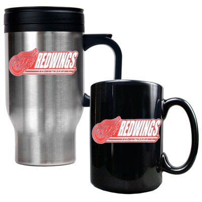 Great American Products NHL Travel Mug and Ceramic Mug (Set of 2)