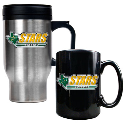 Great American Products NHL Travel Mug and Ceramic Mug (Set of 2)