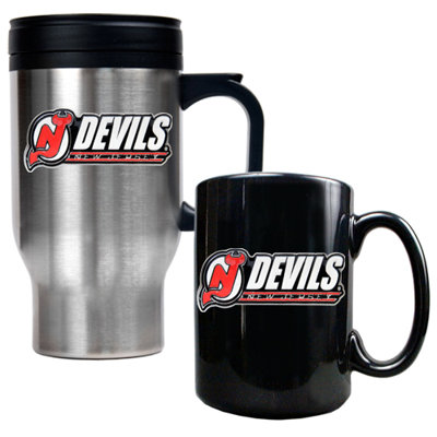 Great American Products NHL Travel Mug and Ceramic Mug (Set of 2)