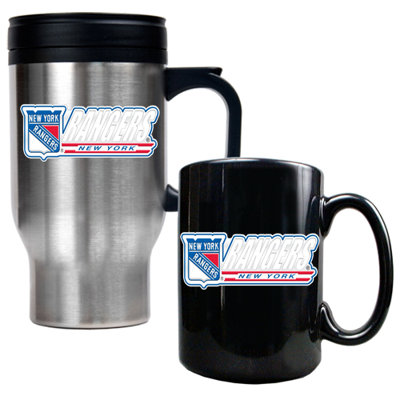Great American Products NHL Travel Mug and Ceramic Mug (Set of 2)