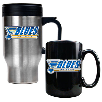Great American Products NHL Travel Mug and Ceramic Mug (Set of 2)