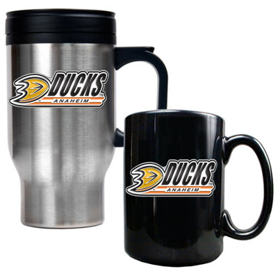 Great American Products NHL Travel Mug and Ceramic Mug (Set of 2)