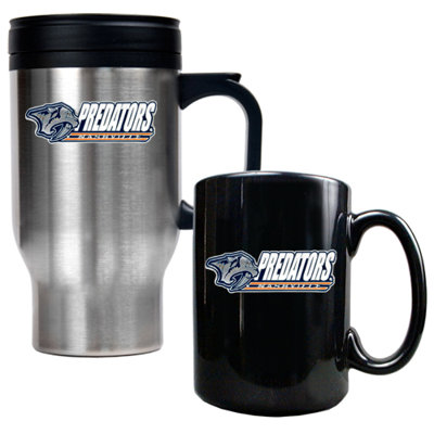 Great American Products NHL Travel Mug and Ceramic Mug (Set of 2)