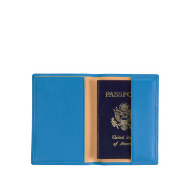 Royce Leather Art Plain Passport Jacket