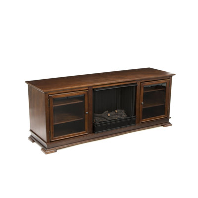 Real Flame Hudson 68" Ventless TV Stand with Gel Fireplace