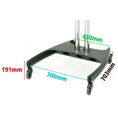 Premier Mounts LCD / Plasma Nesting Cart with 60" Poles