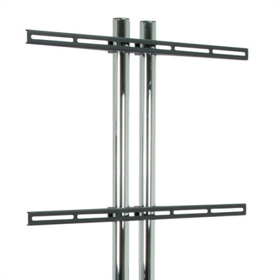 Premier Mounts Universal Flat Mount(Mounts on Dual Pole Stands) (37" - 61" Screens)