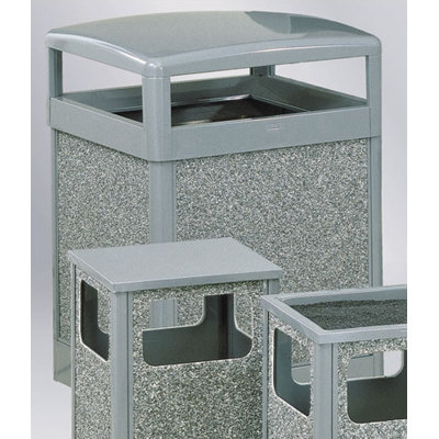 Rubbermaid Commercial Products Aspen Large Hinged Top Receptacle