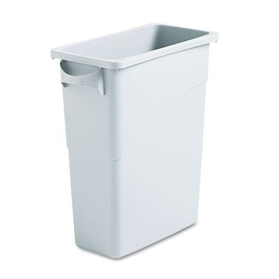 Rubbermaid Commercial Products Slim Jim Waste Rectangular Container with Handles