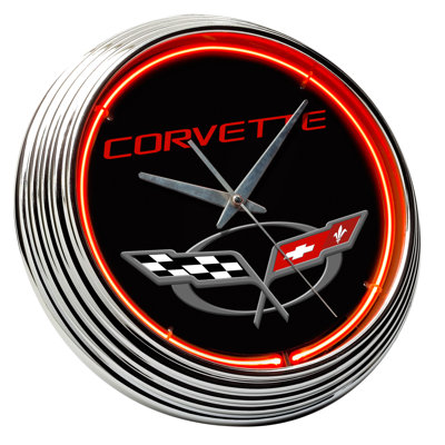 Chevrolet Corvette C5 Neon Clock