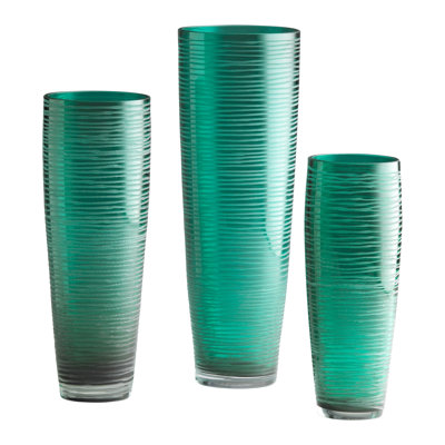 Small Turkish Vase in Aqua