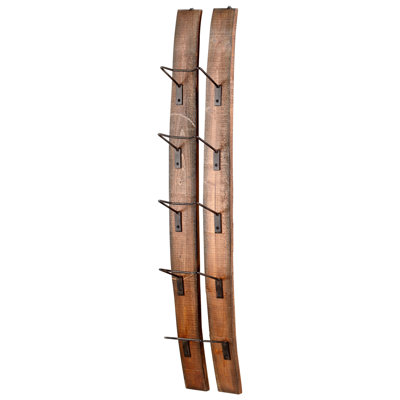 Small Fresno 5 Bottle Wall Mounted Wine Rack