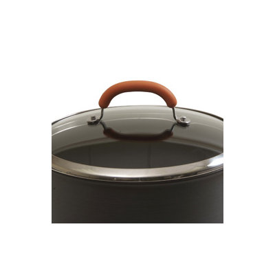 Rachael Ray Hard-Anodized 6-qt. Chef's Pan with Lid