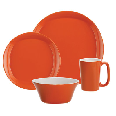 Rachael Ray Round and Square 16 Piece Dinnerware Set