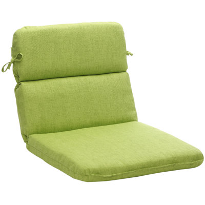 Pillow Perfect Outdoor Rounded Chair Cushion