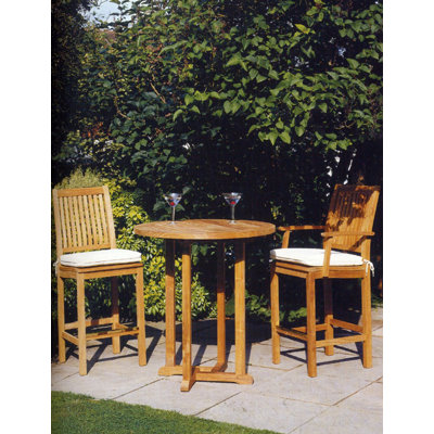 Barlow Tyrie Teak Edinburgh Bar Height Dining Set