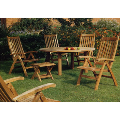 Barlow Tyrie Teak Drummond 7 Piece Dining Set