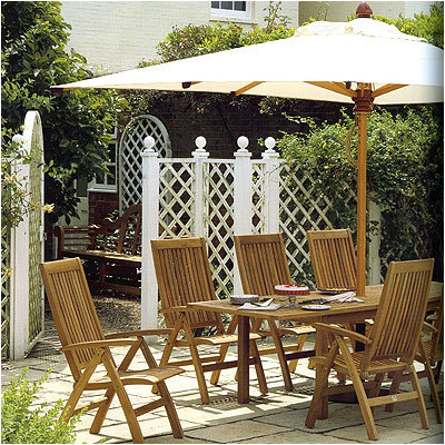 Barlow Tyrie Teak Monaco 9 Piece Dining Set