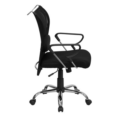 Flash Furniture Mid-Back Mesh Manager's Office Chair with Padded Seat