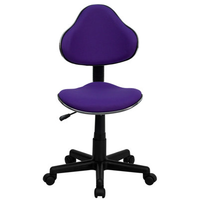 Flash Furniture Student Mid-Back Task Chair with Metal Accent Bands