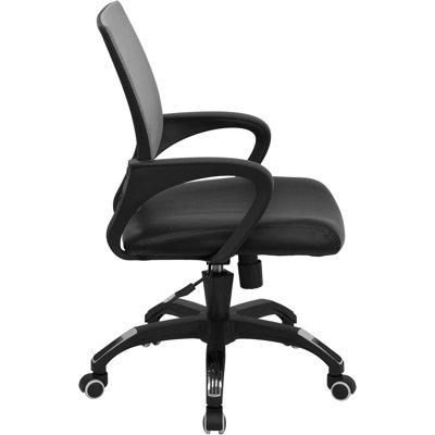 Flash Furniture Mid-Back Leather Task Chair
