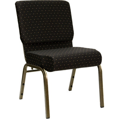 Flash Furniture Hercules Series 21'' Extra Wide Stacking Church Chair with 4'' Thick Seat