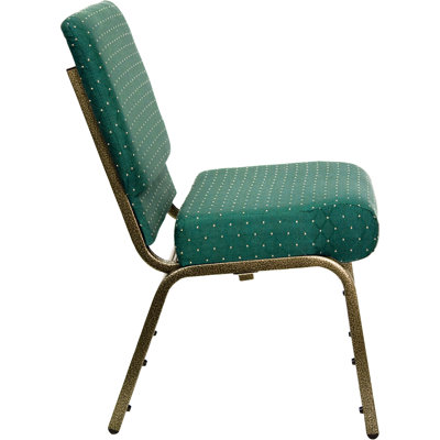 Flash Furniture Hercules Series 21'' Extra Wide Stacking Church Chair with 4'' Thick Seat