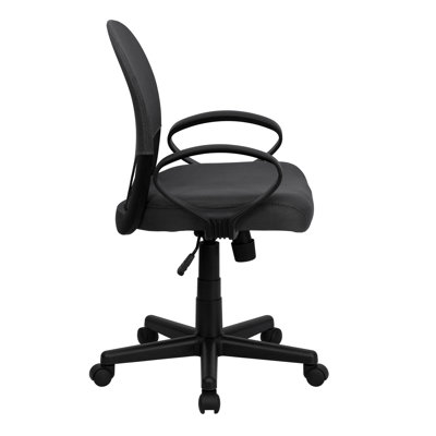 Flash Furniture Mid-Back Office Chair with Oval Loop Arms
