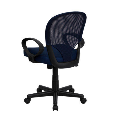 Flash Furniture Mid-Back Office Chair with Oval Loop Arms