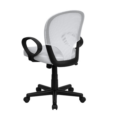 Flash Furniture Mid-Back Office Chair with Oval Loop Arms