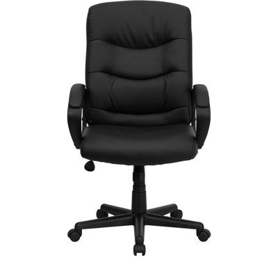 Flash Furniture Mid-Back Leather Office Chair
