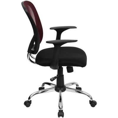 Flash Furniture Mid-Back Mesh Office Chair with Chrome Base