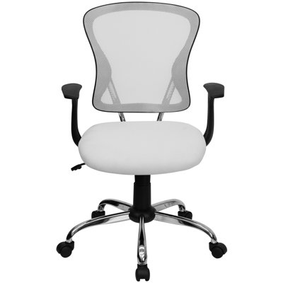 Flash Furniture Mid-Back Mesh Office Chair with Chrome Base
