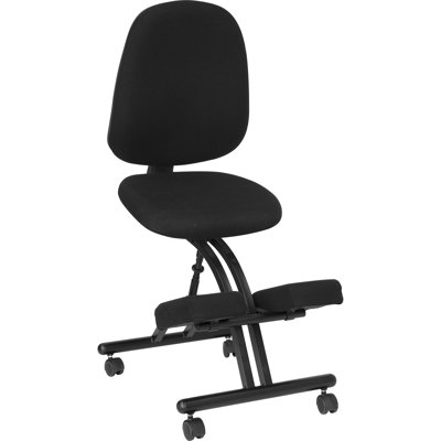 Flash Furniture Low-Back Height Adjustable Task Chair with Dual Wheel