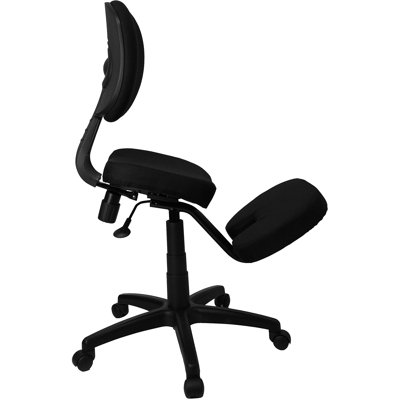 Flash Furniture Low-Back Height Adjustable Task Chair with Dual Wheel
