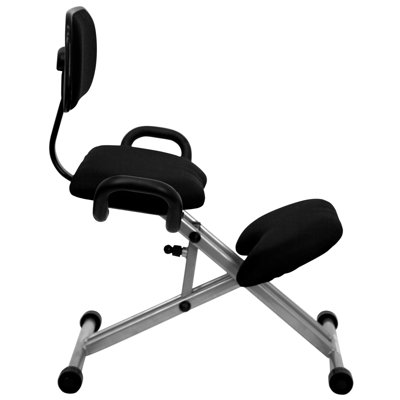 Flash Furniture Low-Back Height Adjustable Task Chair with Dual Wheel