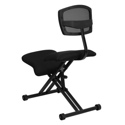 Flash Furniture Low-Back Height Adjustable Task Chair with Dual Wheel