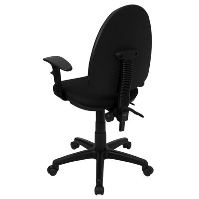 Flash Furniture Mid-Back Multi-Functional Task Chair with Adjustable Lumbar Support