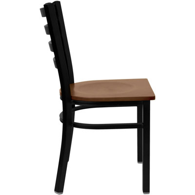 Flash Furniture Hercules Series Ladder Back Side Chair