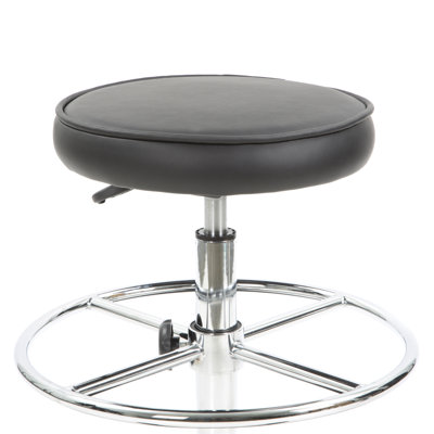 Flash Furniture Height Adjustable Drafting Stool with Footring