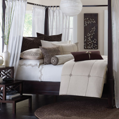Tao Mantre 12" x 24" Decorative Pillow in Chocolate