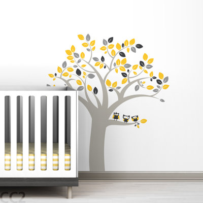LittleLion Studio Owl Tree Wall Decal